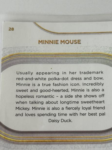 Kartička minnie mouse, 