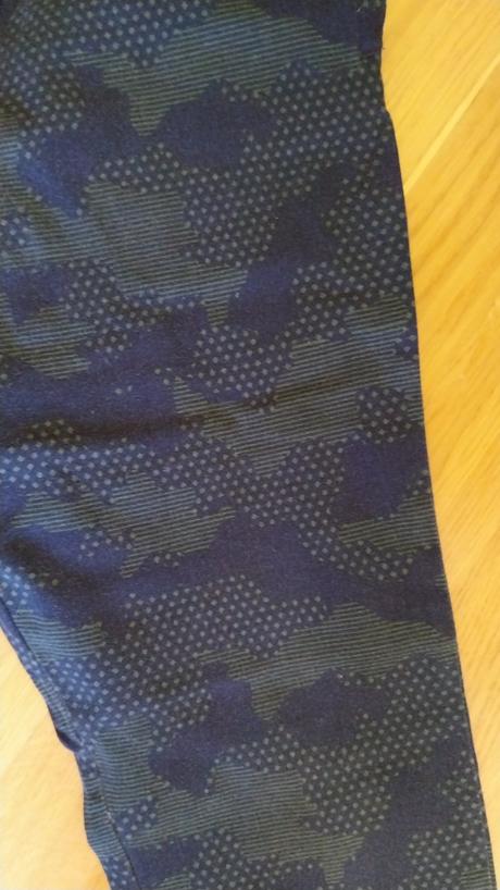 Maskáčové jegginsy pre chlapca, 170