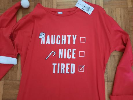 Nočná košeľa s mikulášskou čiapkou, f&f,s