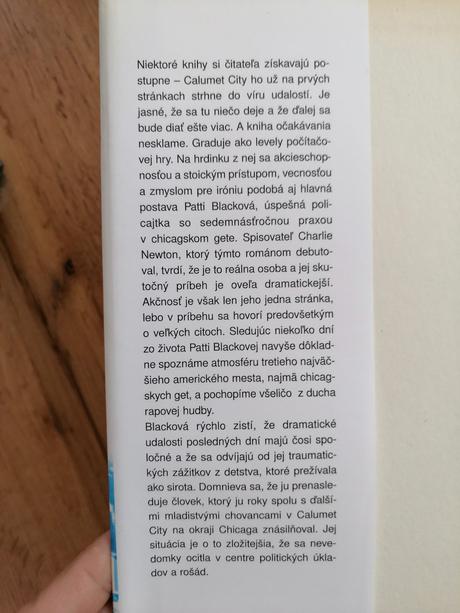 Kniha calumet city, 