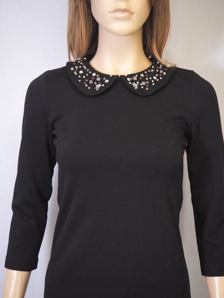 Kvalitné čierne šaty reserved, reserved,xs