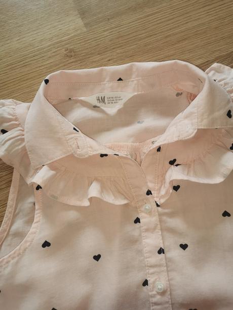 Šaty /tunika so srdiečkami, h&m,116