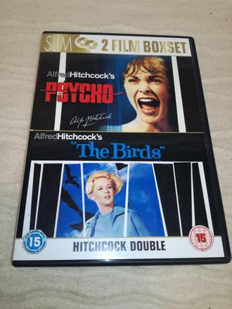 Dvd alfred hitchcock psycho / birds  nsp21, 