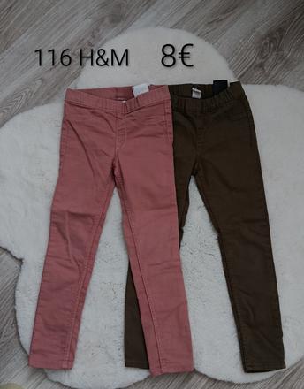 Nohavice, h&m,116