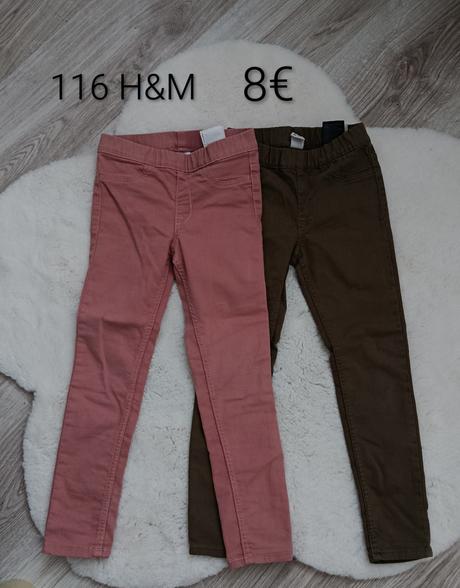 Nohavice, h&m,116