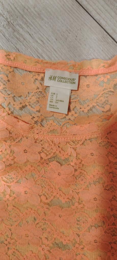 Krajkove tričko, h&m,s