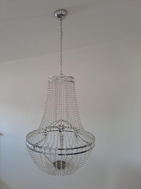 Veľký luxusný , krištáľový luster, závesn, 