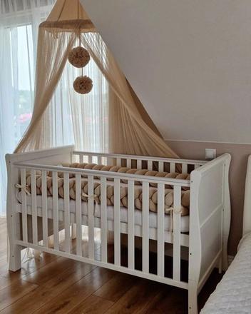 Detská postieľka/posteľ 3 v 1, šírka (cm): 70,dĺžka (cm): 140