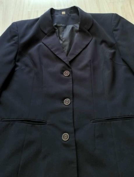 Dámske tmavomodré elegantné sako, v. xl/xxl, xxl