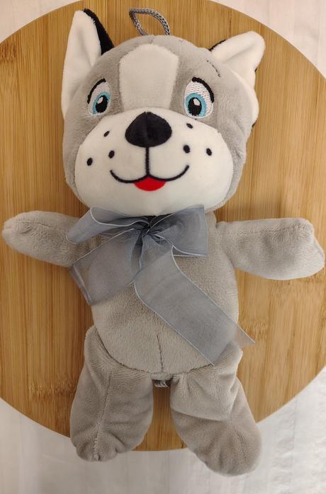 Plyšový sivo biely vlk wiley, gmpromotion, 28 cm, 