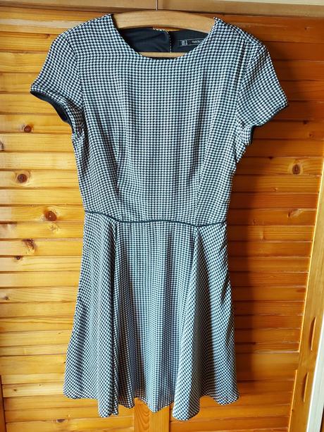 Čierno - biele šaty zara, zara,s