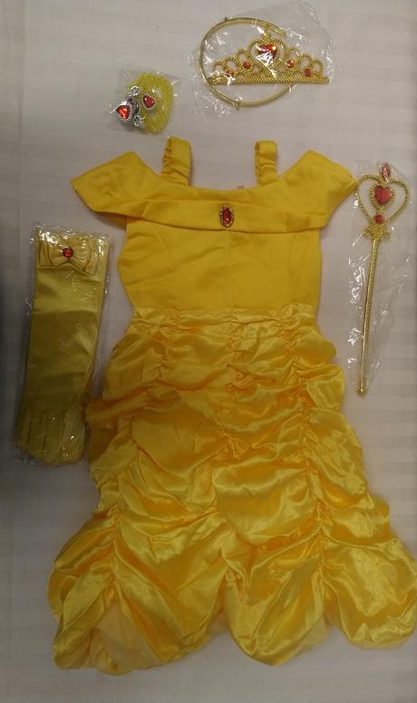 Kostým princezná bella, set doplnkov, 2-3r, 92-98,