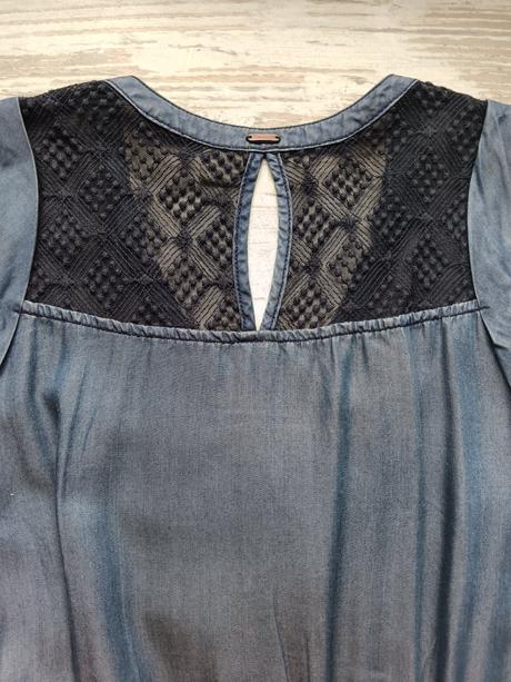 Košeľové šaty s čipkou, timeout,xs