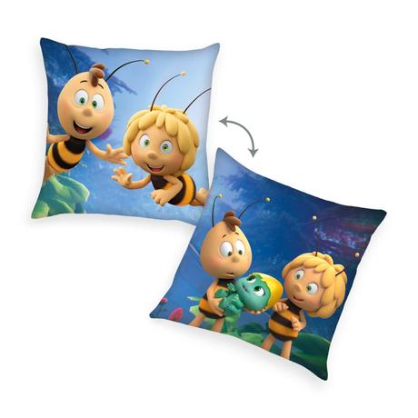 Obojstranný dekoračný vankúš 40/40cm včielka maja, 