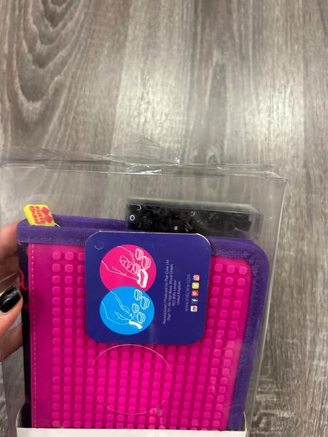 Pixie crew veľky peračnik fuchsia s pixlami,