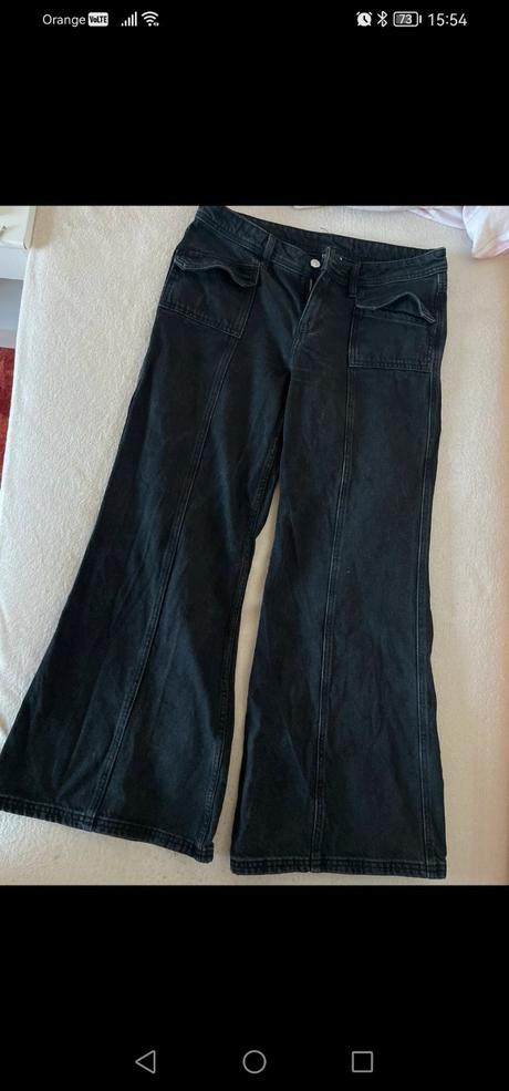 Široké rifle, h&m,42