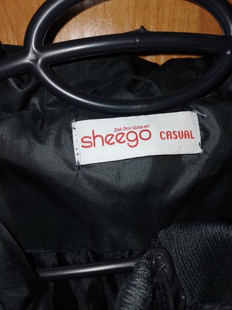 Damska dlha cierna bunda sheego 56, 4xl