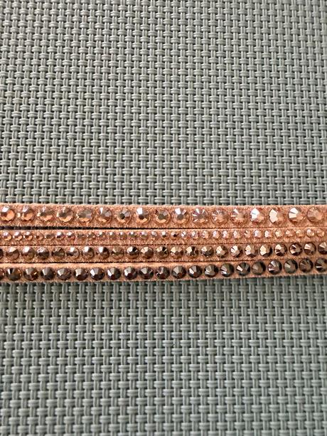 Swarovski náramok bežovo zlatý, swarovski