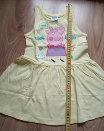 Šaty pepa pig, nové 98, 98
