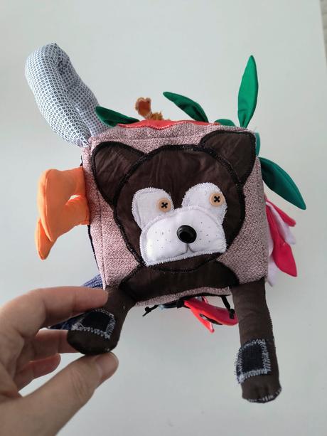 Didaktická montessori látková kocka, 