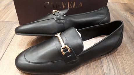 Kožené mokasiny poltopánky carvela, 40
