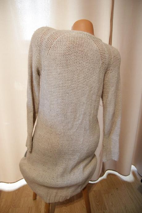 Vlnený kardigan turnover, s, s