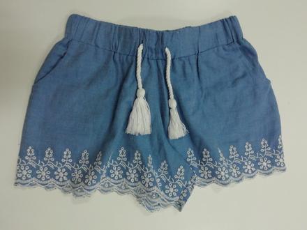 Bavlnené kraťasy s madeirou, 128