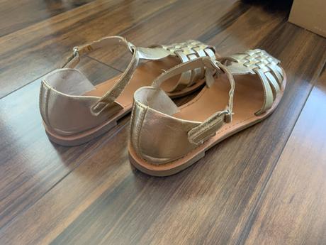 Zlaté sandálky zara, zara,37