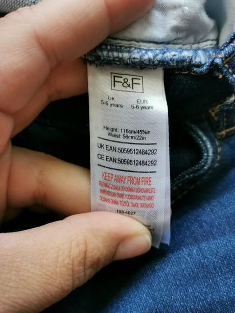 Dievčenské rifle 116, f&f,116