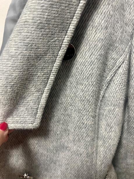 Šedy prechodny kabat, orsay, veľkosť 34/36, orsay,34