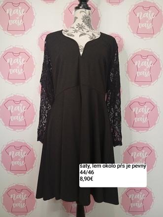 Šaty s čipkou 44/46, 44