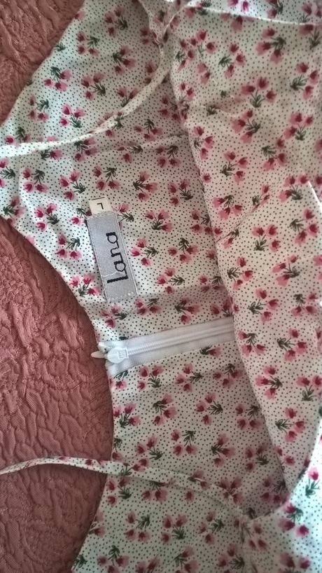 Bavlnené šaty na ramienka, 40