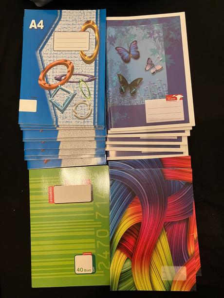 Čisté zošity formátu a4, 