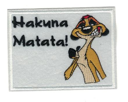 Nažehľovačka leví kráľ f. (záplata) (nz277), 