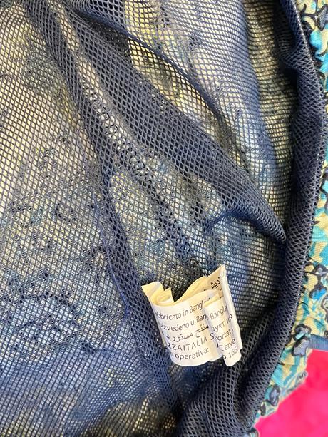 Dámske modré vzorované letné tričko (m), piazza italia,m