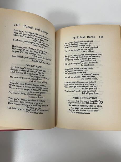 Robert burns poems, songs and ballads,
