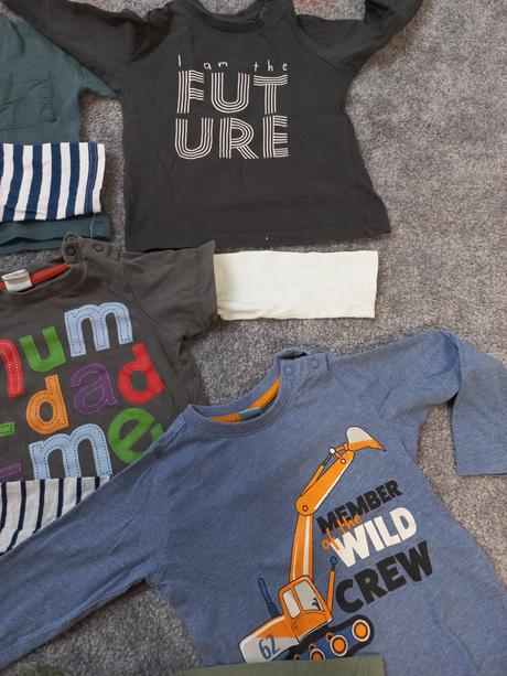 7 dlhych triciek, 80, h&m,80