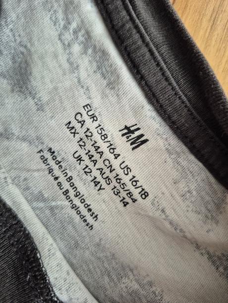 Tričko 3x, h&m,158