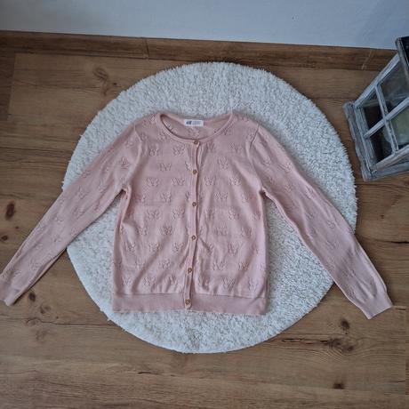 Nádherný bavlnený svetrík, h&m,146