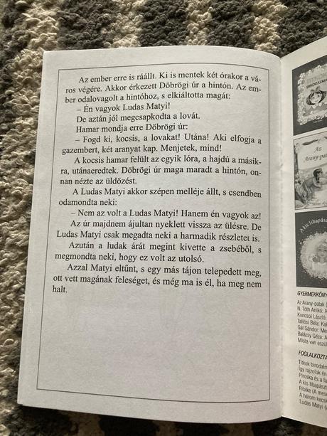 Ludas matyi a rókakirály lišiak pyško, 