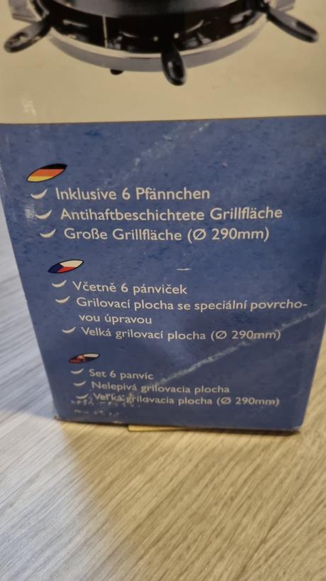 Grilovacie panvičky - racklett, 