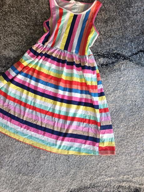 Pestrofarebné šaty na leto, h&m,140
