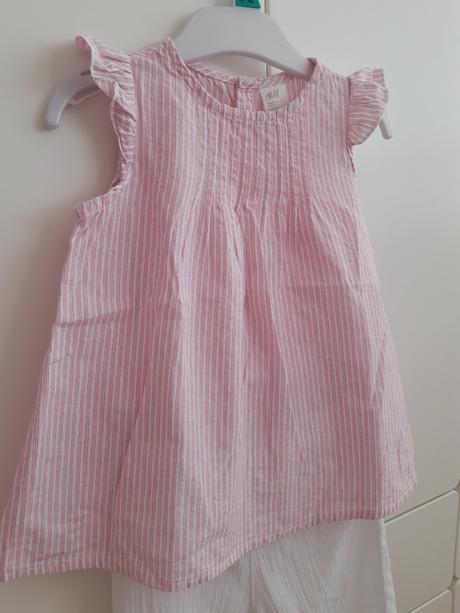 Letný komplet top + kraťasy h&m, h&m,86