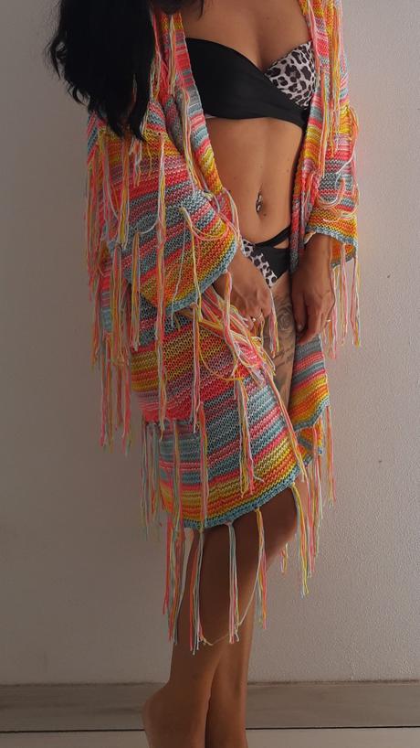 Prehoz na plavky / cardigan, reserved,m