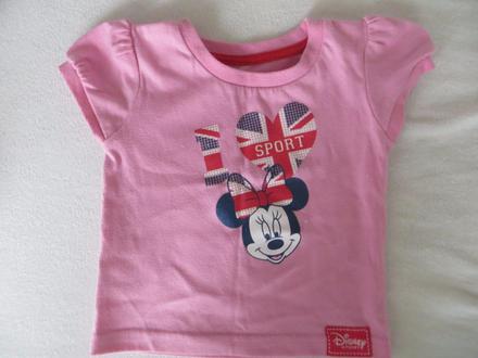 Ružové tričko minnie, disney,80