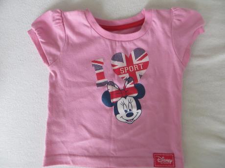Ružové tričko minnie, disney,80