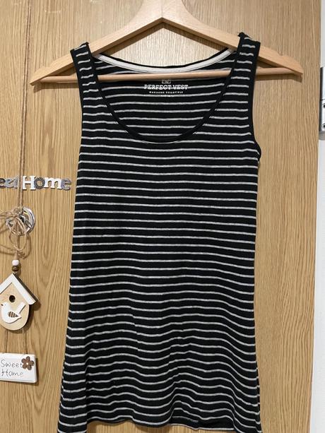 Čierno-biele tielko, f&f,38