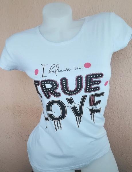 Tričko biele, bavlnené, veľkosť s, s