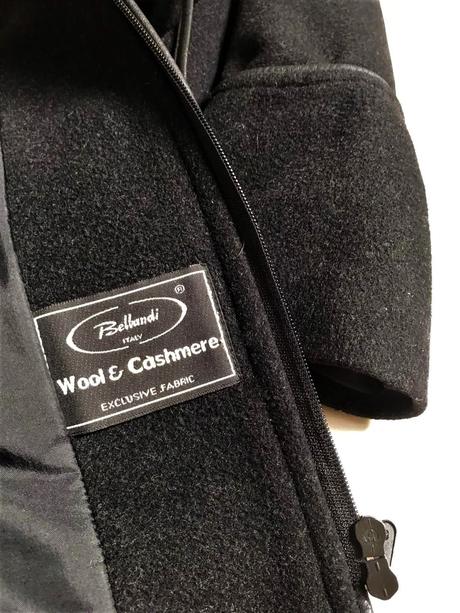 Luxusný kašmírový 3/4 kabát, m