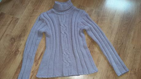Fialkovy rolák/pulover, m